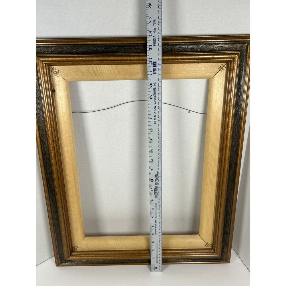 VTG Carved Wood Frame For 12
